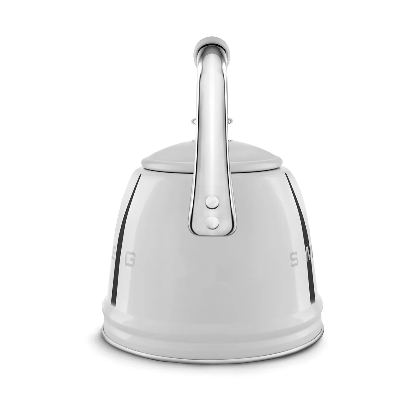 Smeg 50's Style vandkedel med fløjte, Stainless steel Smeg