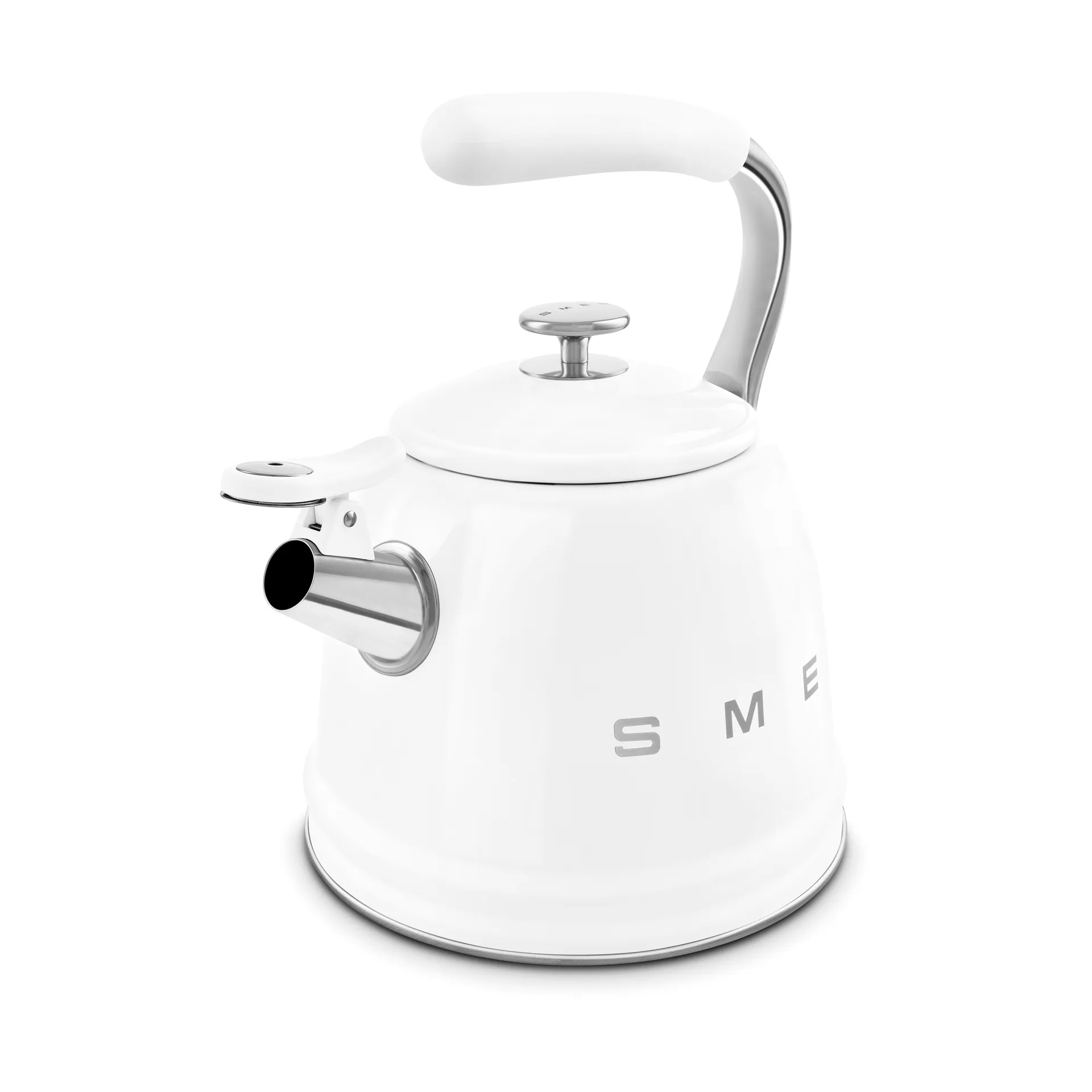Smeg 50's Style vandkedel med fløjte, White Smeg