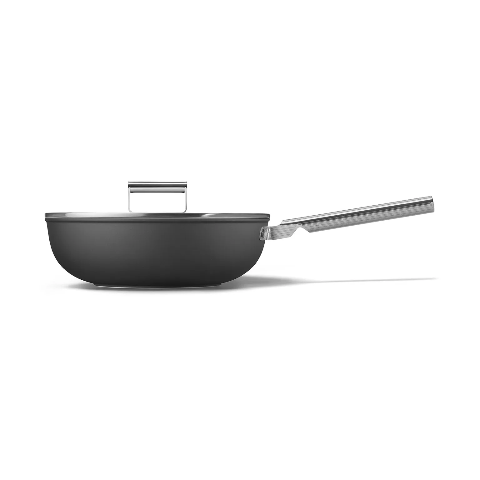 Smeg 50's style wokpande keramisk Ø30 cm, Black Smeg