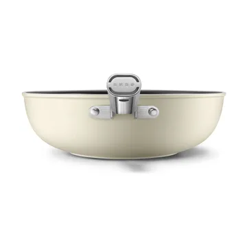 Smeg 50's style wokpande keramisk Ø30 cm - Cream - Smeg