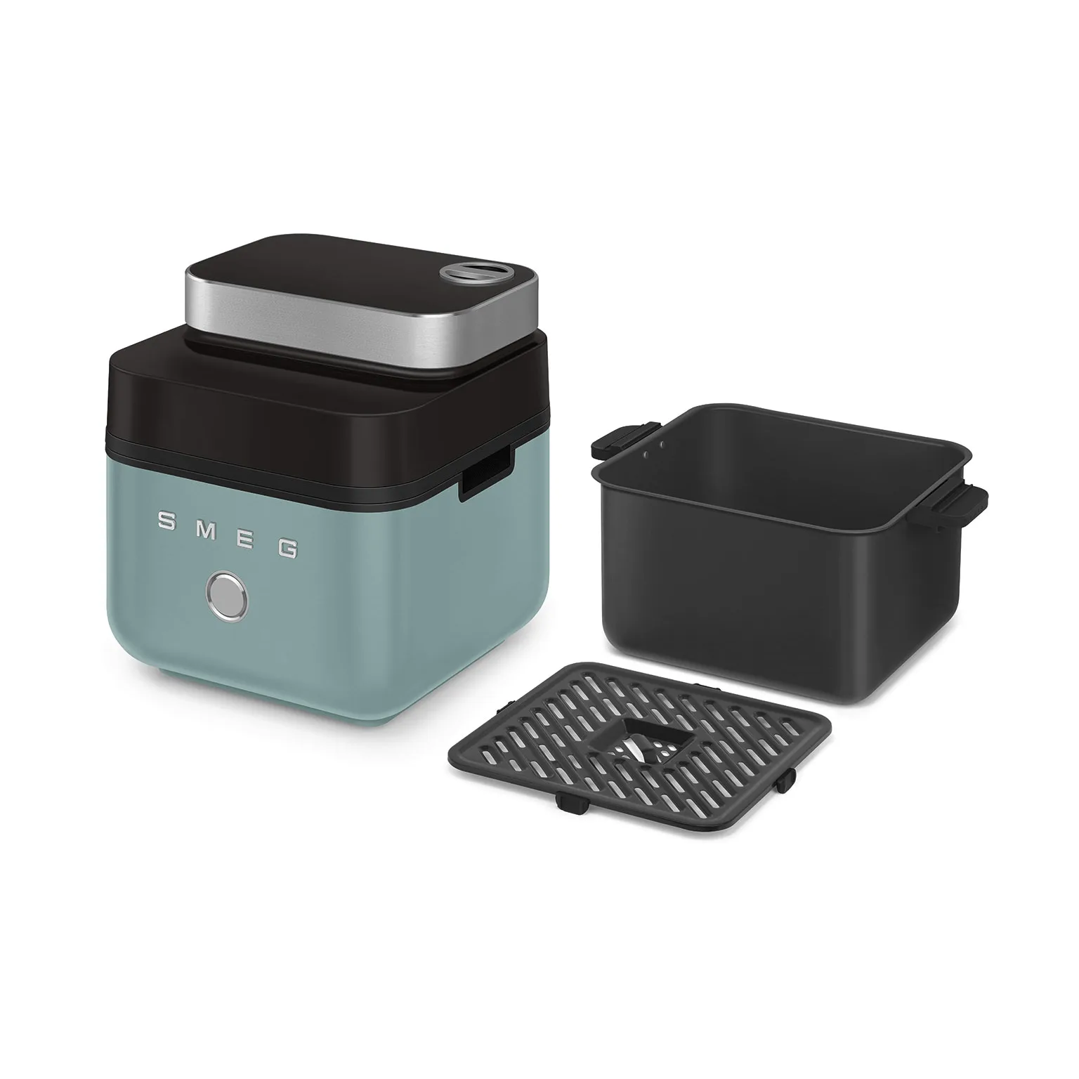 Smeg Air Fryer, Emerald green mat Smeg