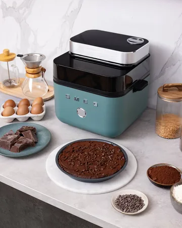 Smeg Air Fryer - Emerald green mat - Smeg