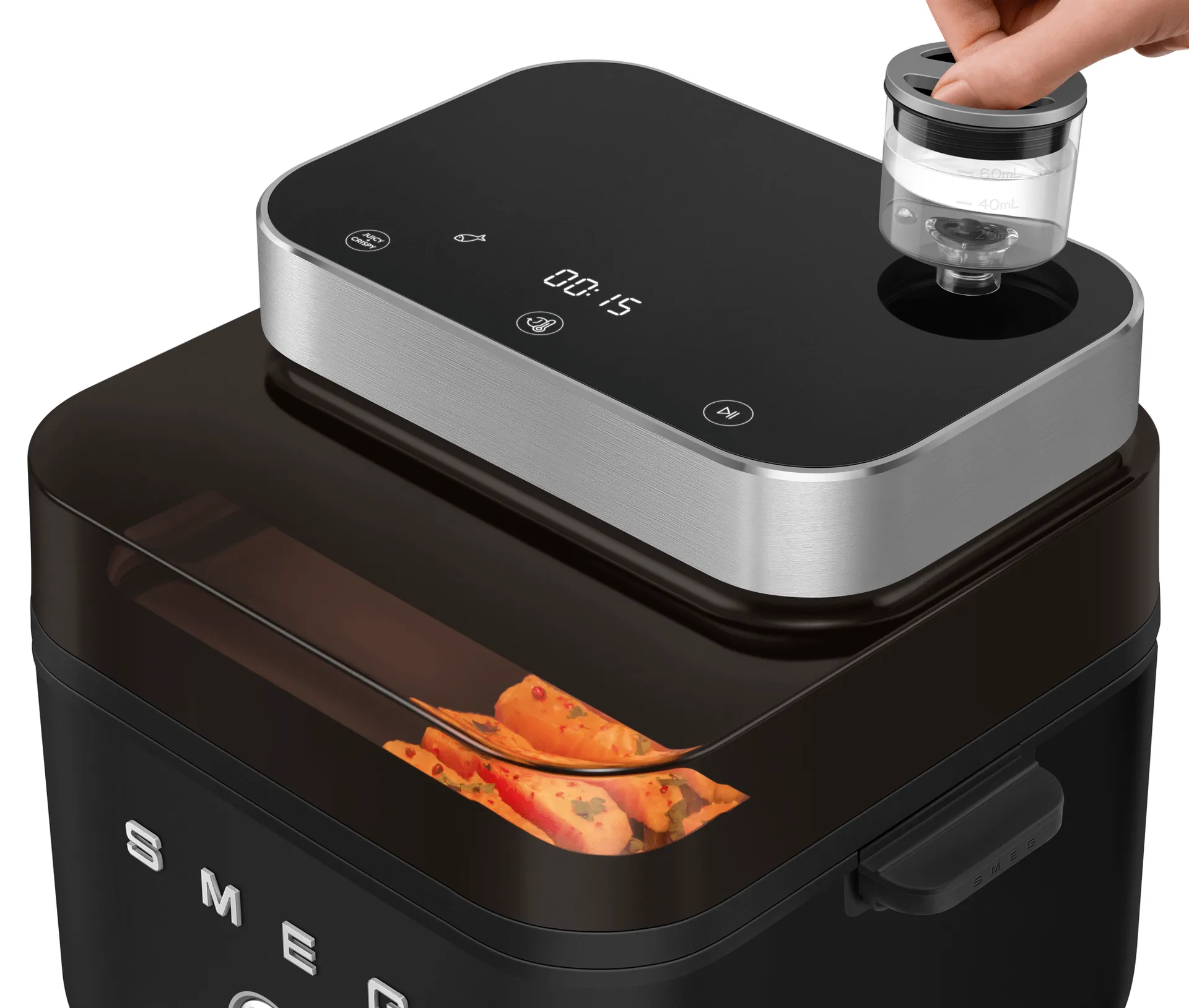 Smeg Air Fryer, Sort mat Smeg