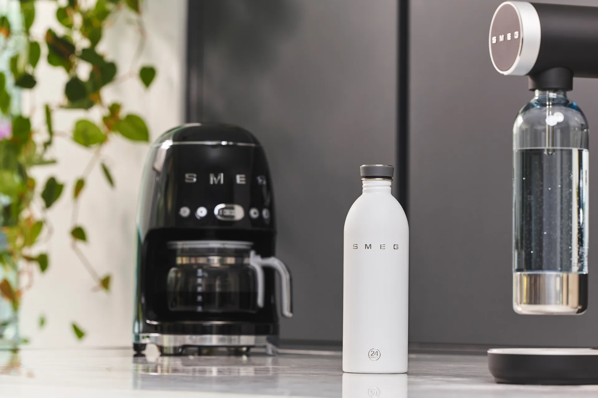 Smeg Clima termoflaske, Hvid, 1 l Smeg