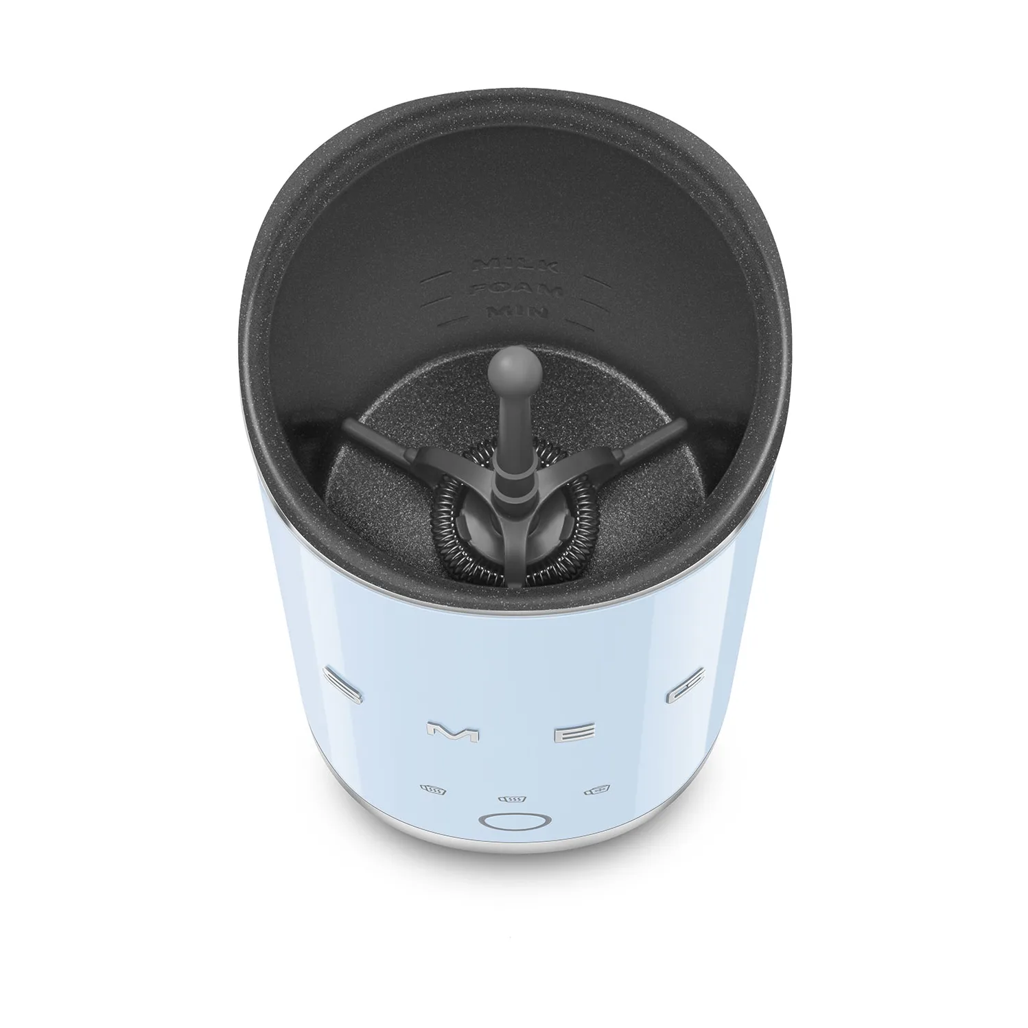 Smeg elektrisk mini-mælkeskummer MFF02, Pastel blue Smeg