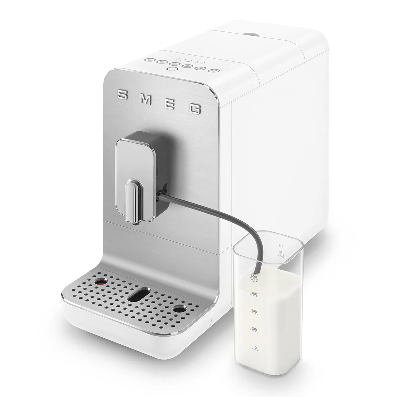 Smeg espressomaskine med beholder automatisk, Hvid Smeg