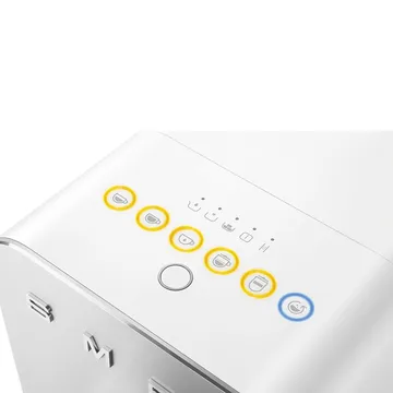 Smeg espressomaskine med beholder automatisk - Hvid - Smeg