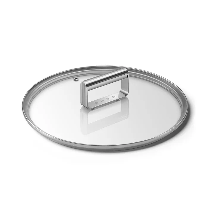 Smeg glaslåg sølv - Ø24 cm - Smeg