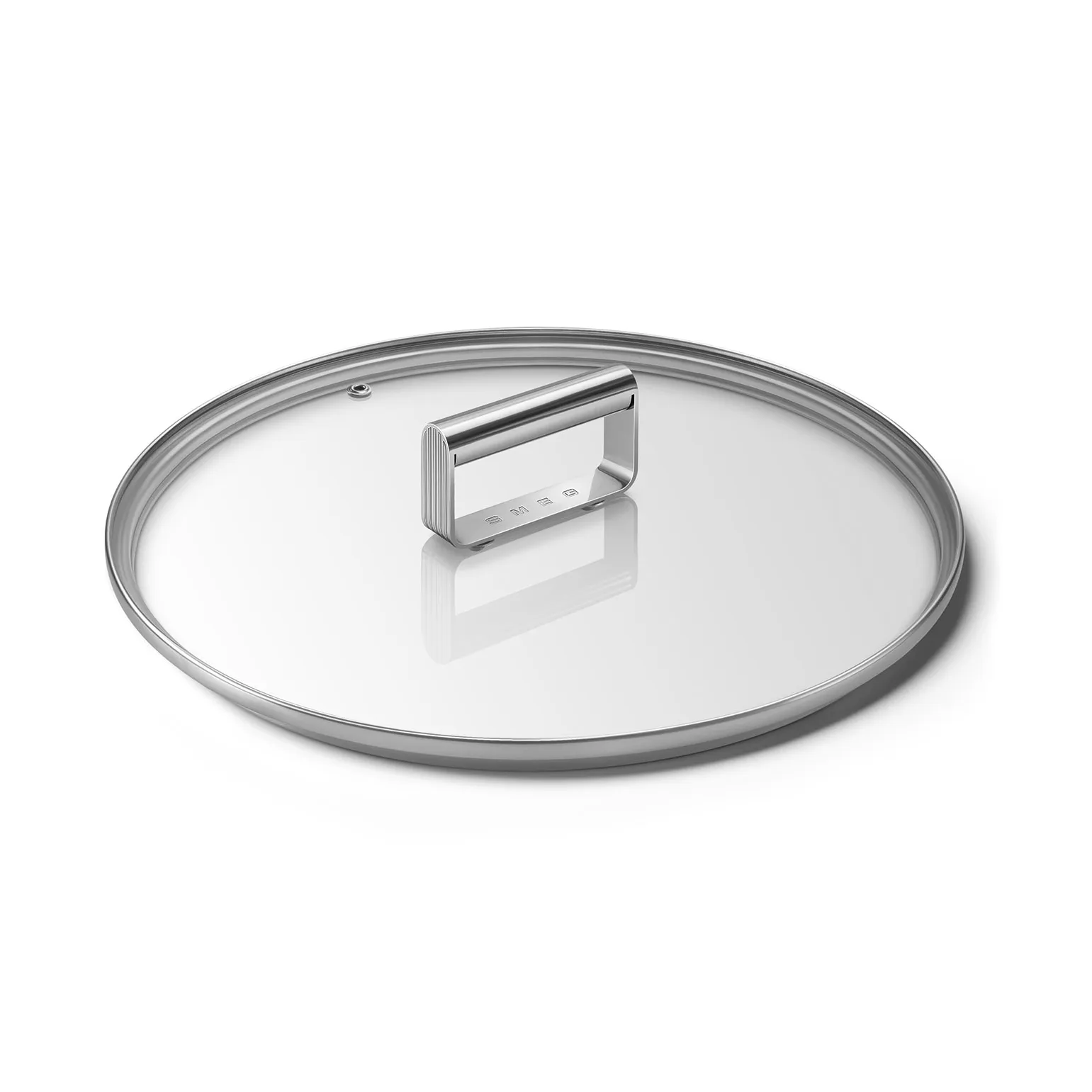 Smeg glaslåg sølv, Ø28 cm Smeg