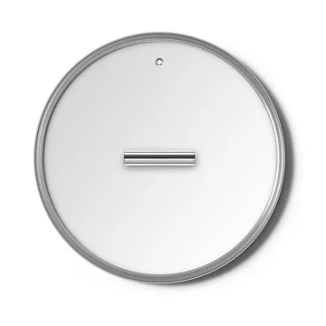 Smeg glaslåg sølv - Ø28 cm - Smeg