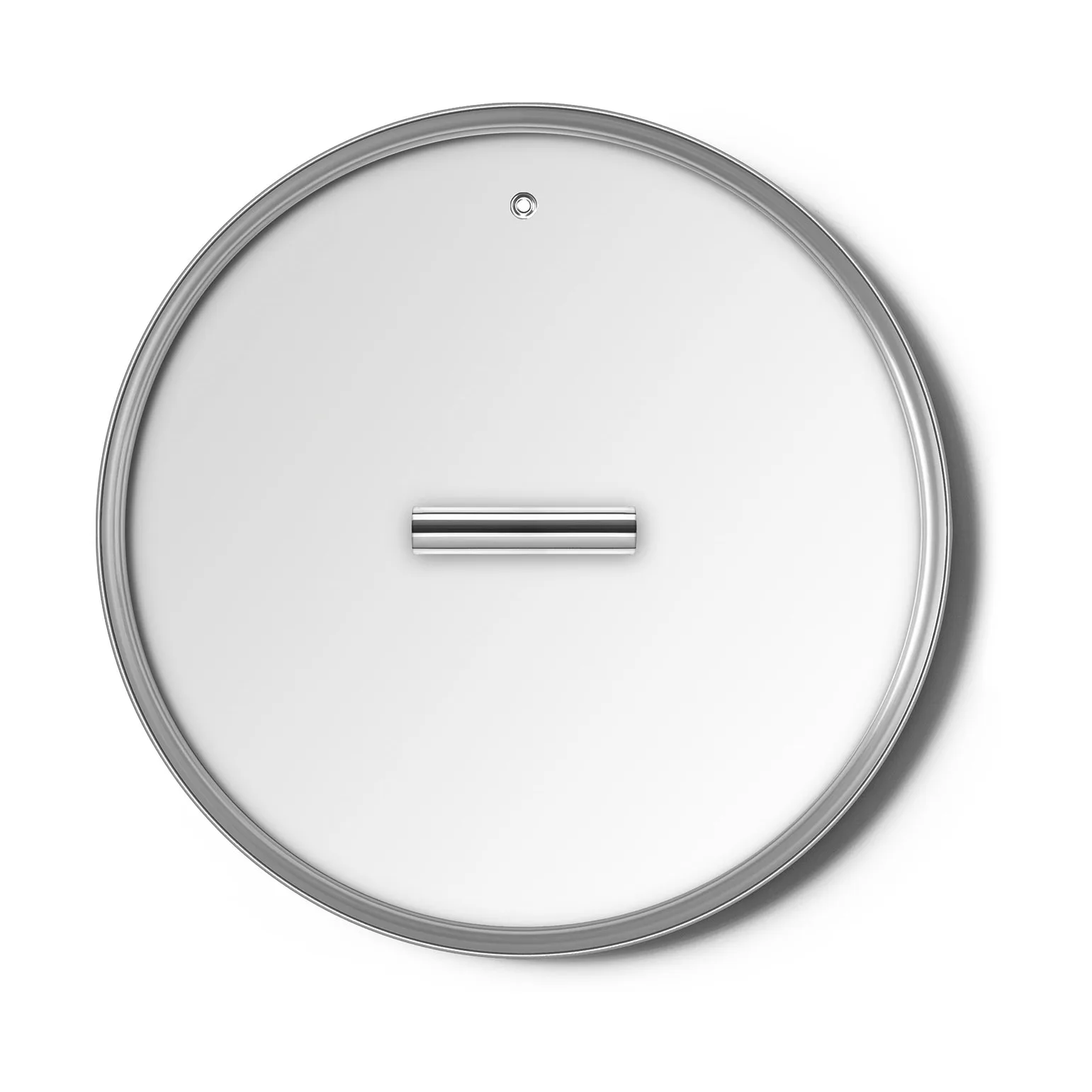 Smeg glaslåg sølv, Ø30 cm Smeg