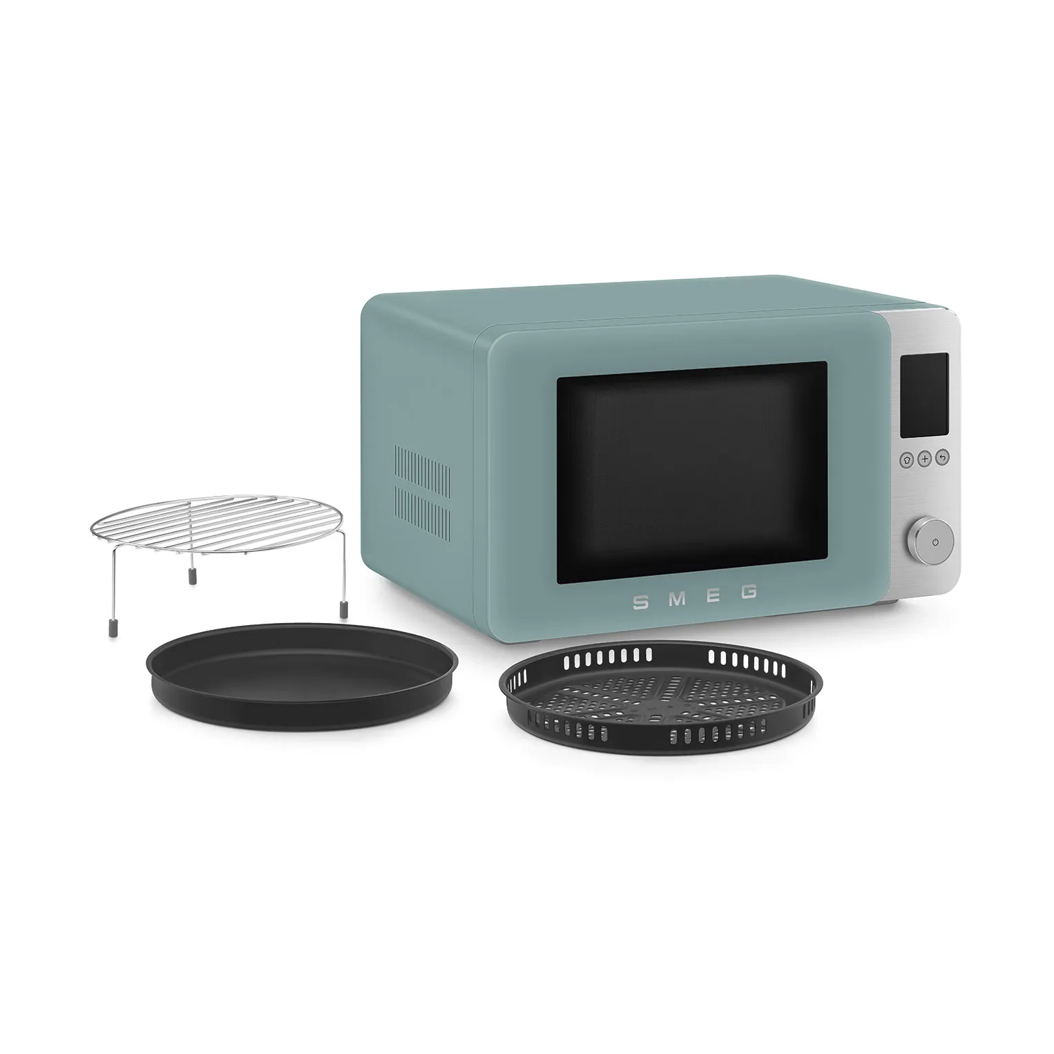 Smeg mikrobølgeovn med varmluft, Emerald green Smeg