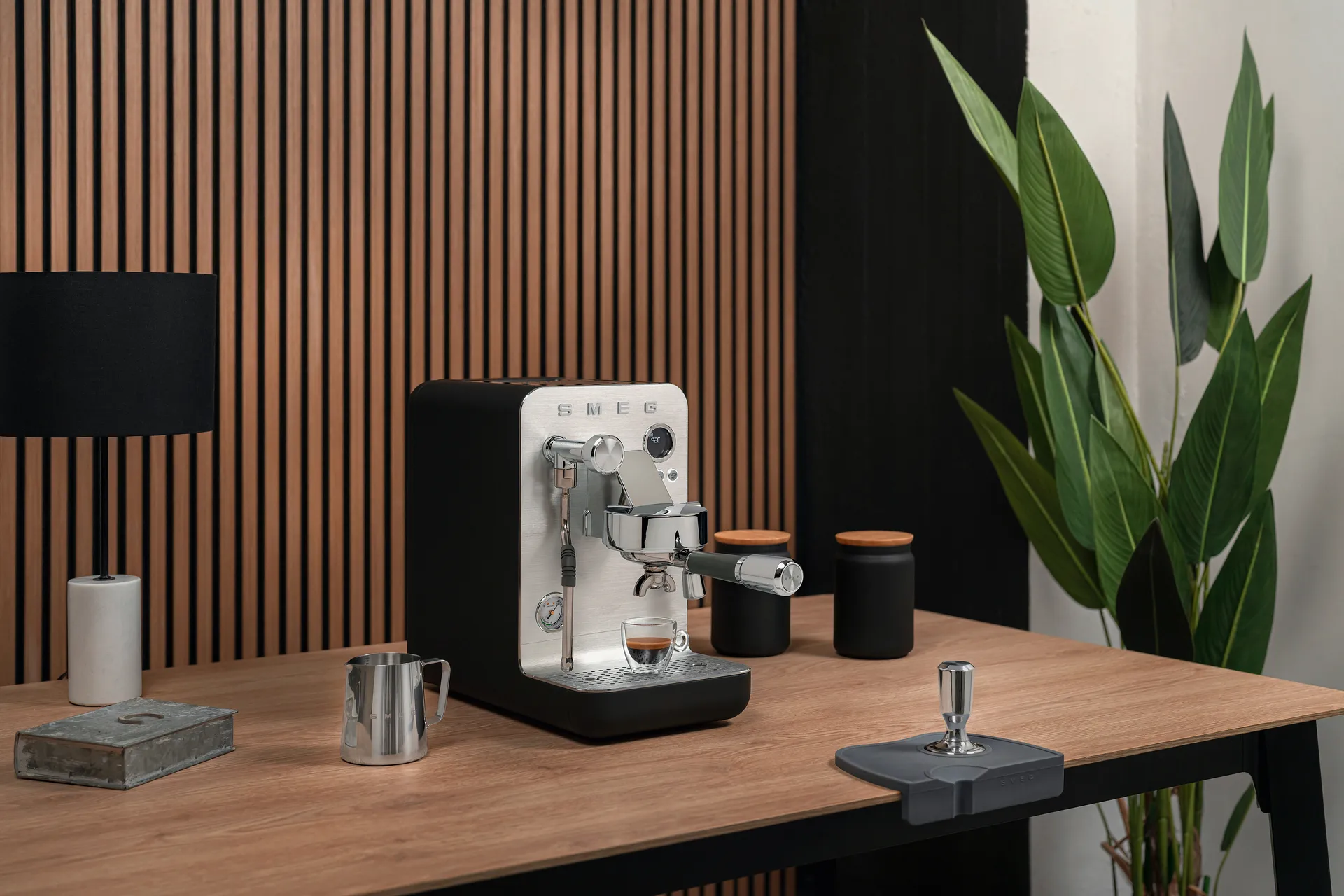 Smeg minipro espressomaskine, Black Smeg