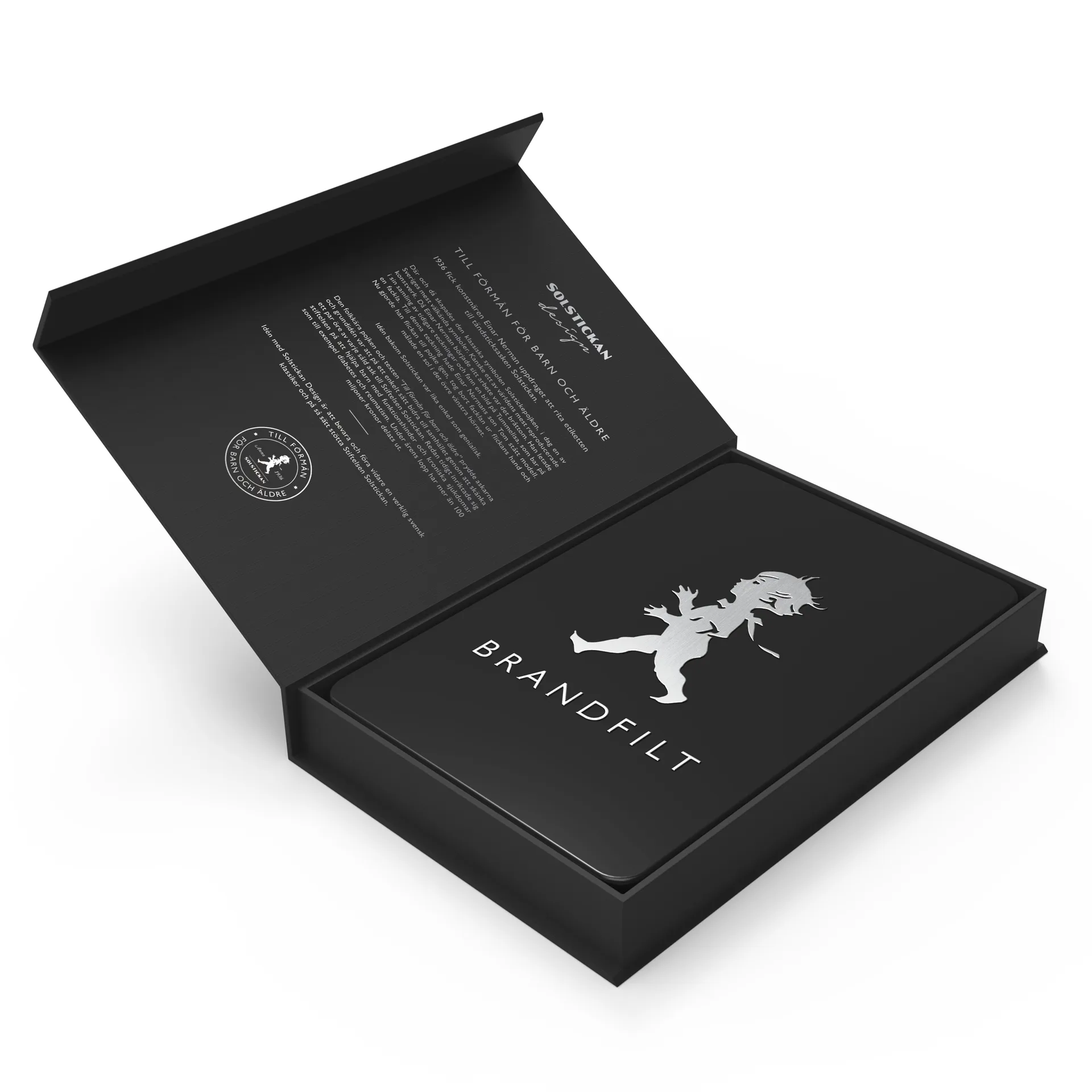 Solstickan brandtæppe 120x120 cm 2023, Matsort Solstickan Design