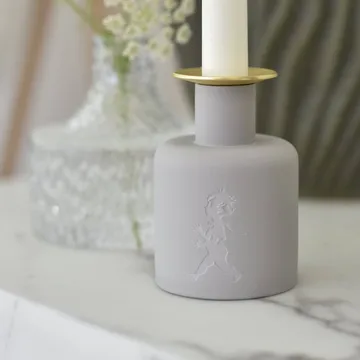 Solstickan keramiklysestage - Lysegrå - Solstickan Design