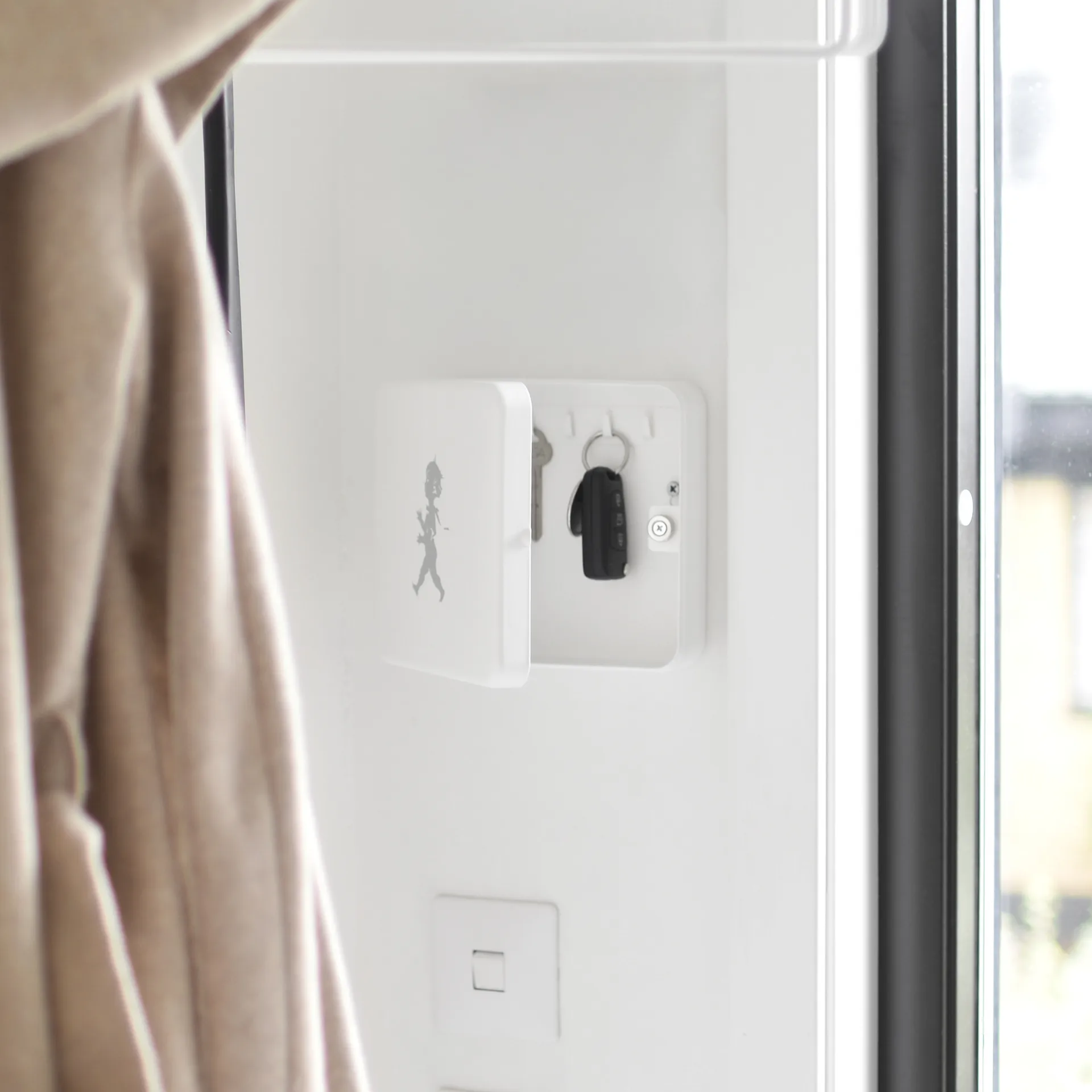 Solstickan nøgleskab 16x17 cm, Hvid Solstickan Design