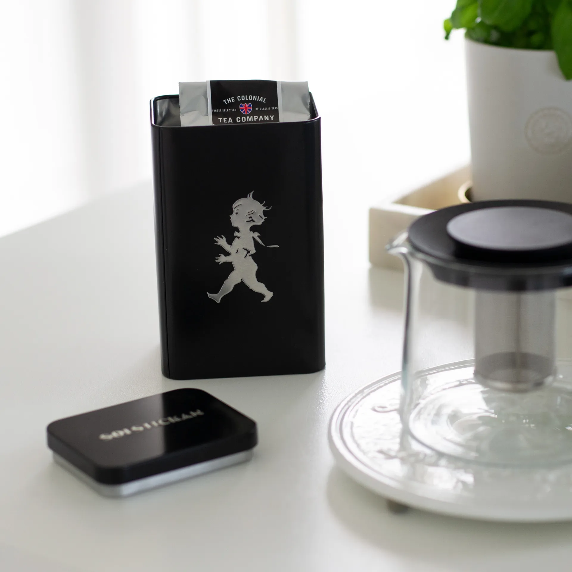 Solstickan tedåse 15,2 cm, Matsort Solstickan Design