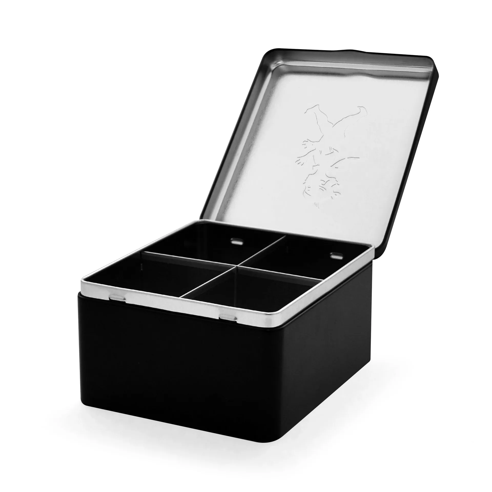 Solstickan teæske med rum 13,6x15,6 cm, Sort Solstickan Design