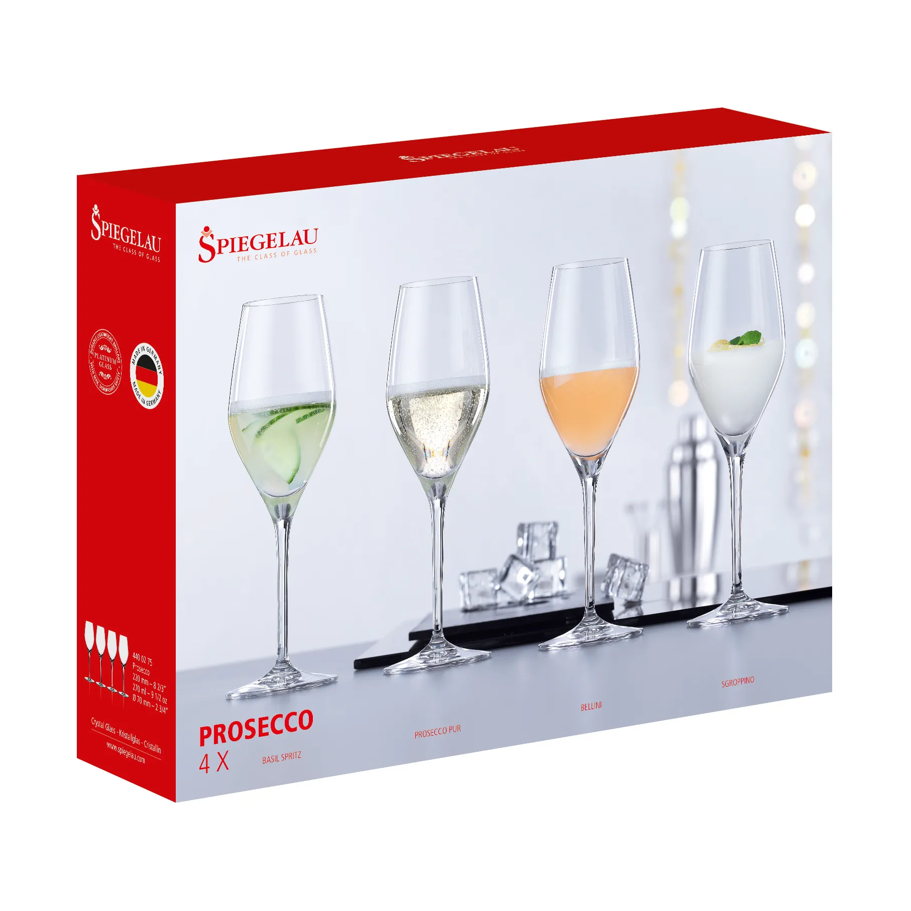 Special Proseccoglas 4-pak, Klar Spiegelau