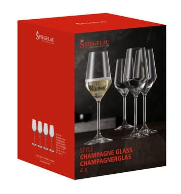Style champagneglas 31cl 4-pak, Klar Spiegelau