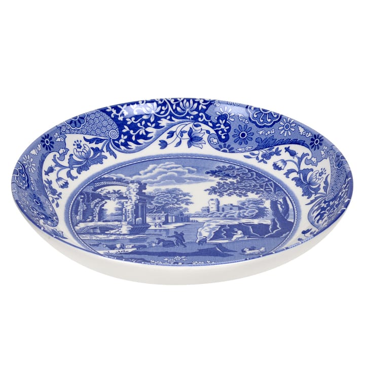 Blå italiensk pastaskål, 23 cm Spode