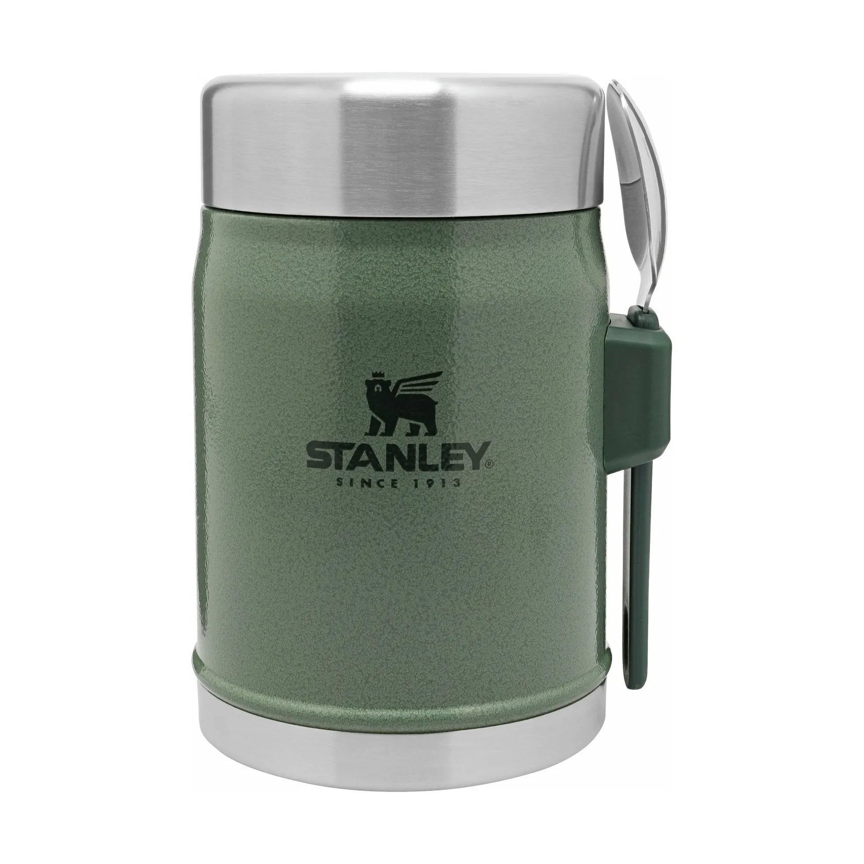 Classic madtermokande med spork 0,4 l, Green Stanley