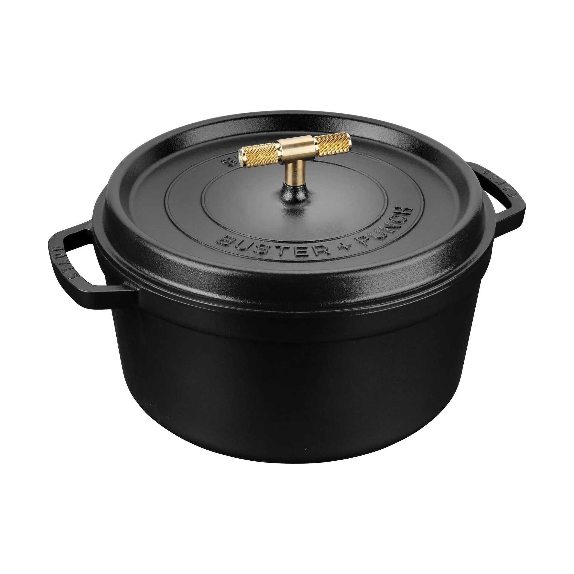 Buster & Punch gryde støbejern messing, 6,75 L STAUB