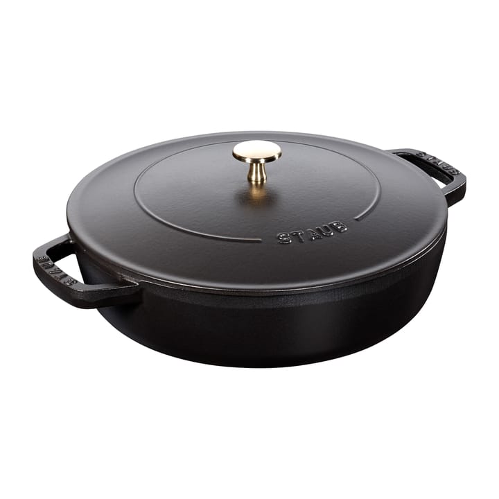 Chistera sauterpande Ø28 cm 3,7 L - Sort - STAUB