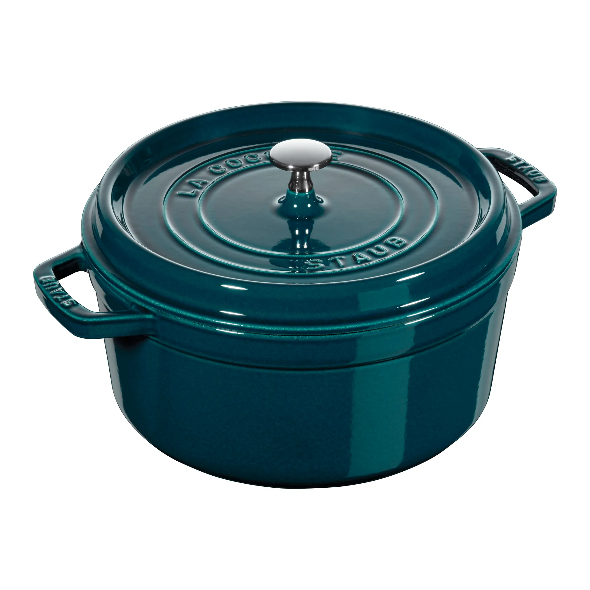 La Mer rund gryde, tre lag emalje, 5,2 l STAUB