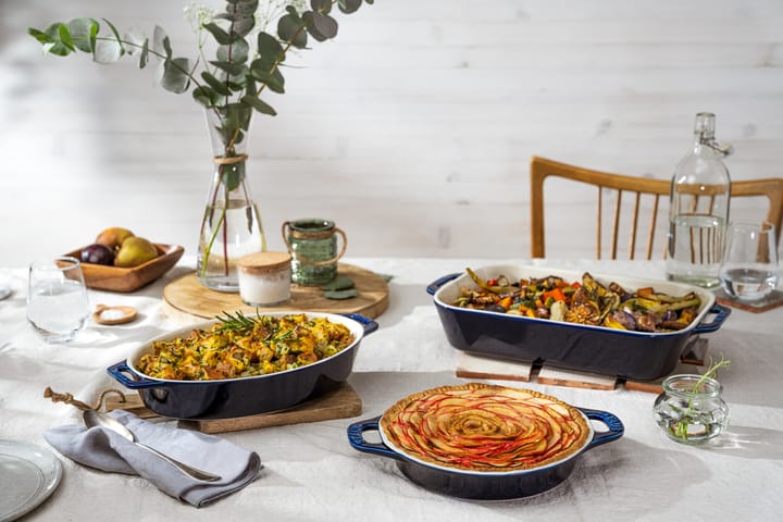 Staub Ceramic tærteform Ø24 cm, M�ørkeblå STAUB
