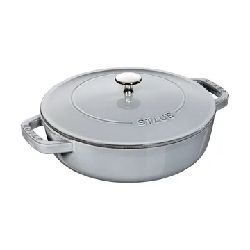 Staub Chistera sauterpande støbejern Ø24 cm - Grafitgrå - STAUB