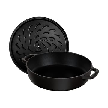 Staub Chistera sauterpande støbejern Ø24 cm - Sort - STAUB