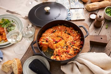 Staub Chistera sauterpande støbejern Ø24 cm - Sort - STAUB