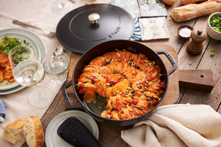 Staub Chistera sauterpande støbejern Ø24 cm, Sort STAUB