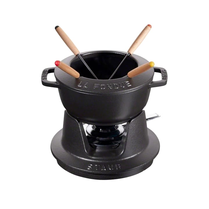 Staub fonduesæt 1,1 l - Sort - STAUB