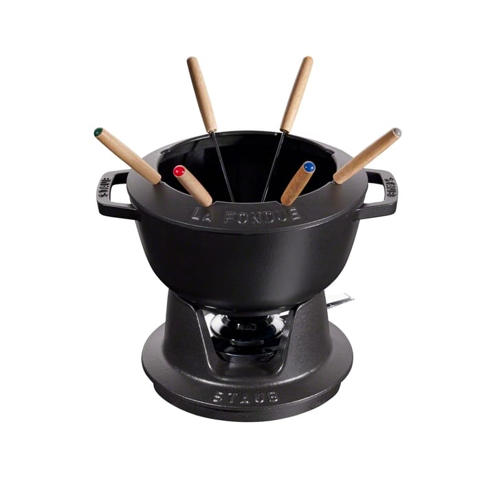 Staub fonduesæt 2,35 l, Sort STAUB