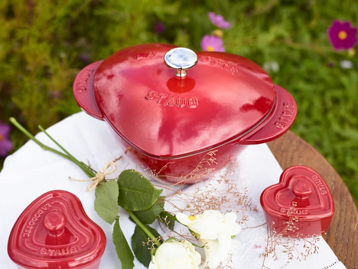 Staub La Cocotte hjertegryde 1,75 L, Rød STAUB