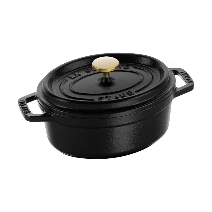 Staub La Cocotte oval gryde støbejern 0,6 L - Sort - STAUB