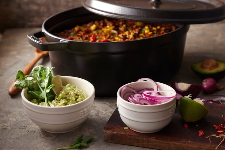 Staub La Cocotte oval gryde støbejern 8 L, Sort STAUB