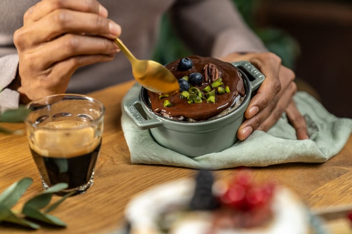 Staub La Cocotte rund gryde støbejern 0,25 L, Eukalyptus STAUB
