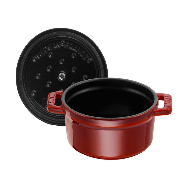 Staub La Cocotte rund gryde støbejern 0,25 L, Grenadine rød STAUB