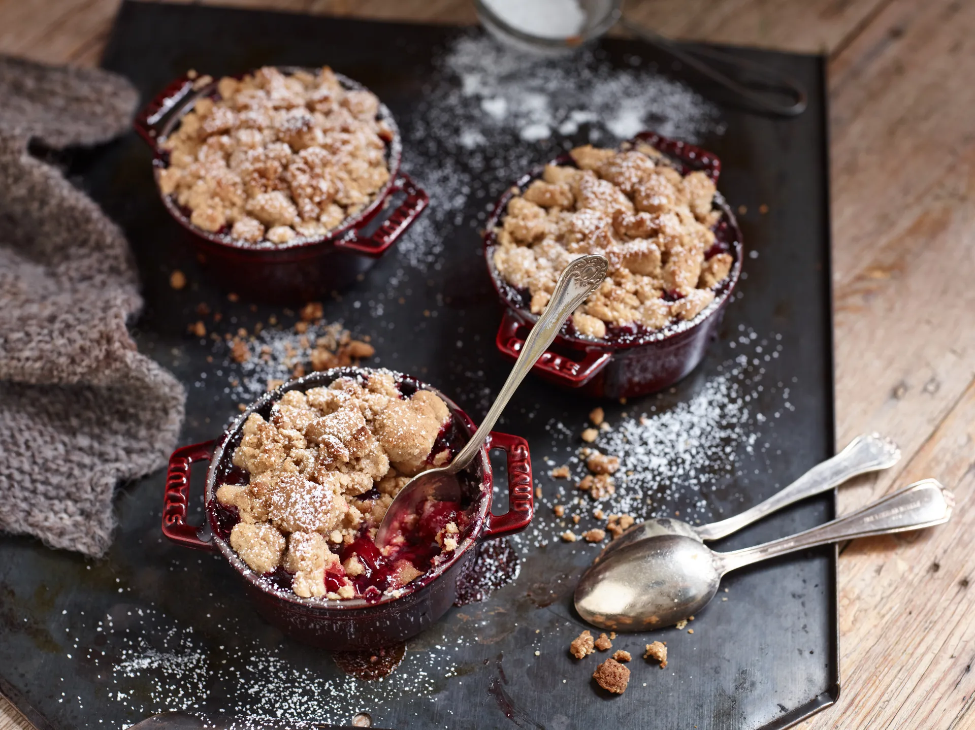 Staub La Cocotte rund gryde støbejern 0,25 L, Grenadine rød STAUB