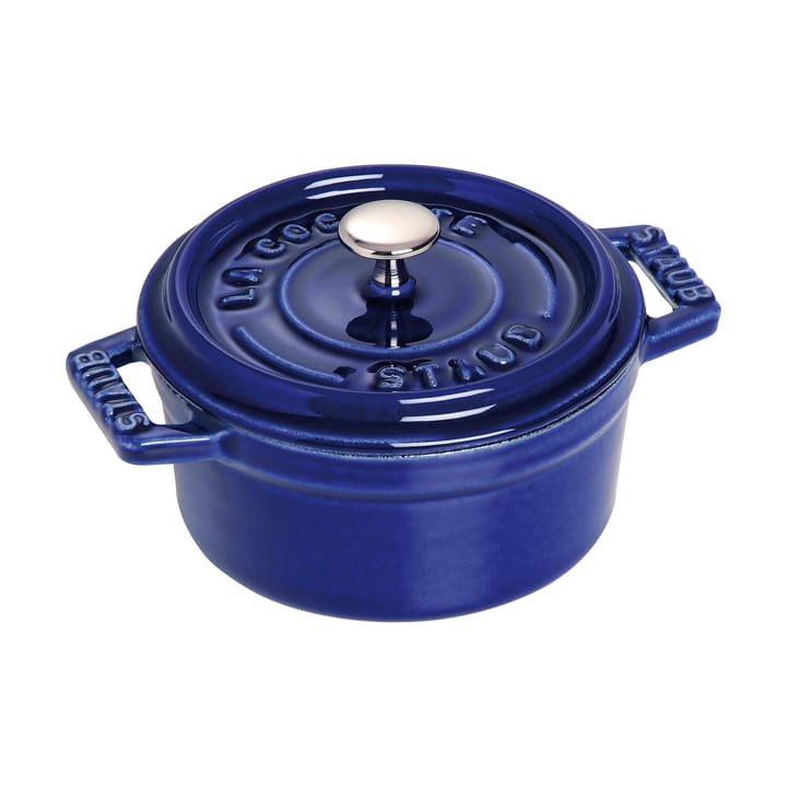 Staub La Cocotte rund gryde støbejern 0,25 L - Mørkeblå - STAUB