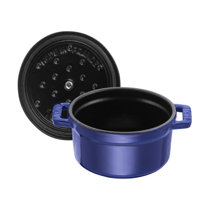 Staub La Cocotte rund gryde støbejern 0,25 L, Mørkeblå STAUB