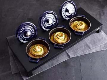Staub La Cocotte rund gryde støbejern 0,25 L - Mørkeblå - STAUB