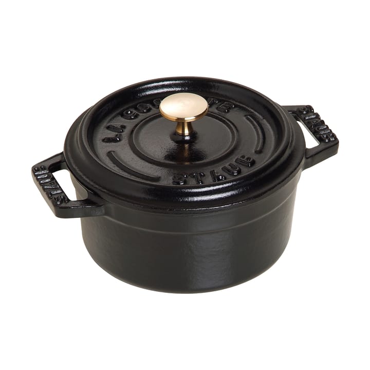 Staub La Cocotte rund gryde støbejern 0,25 L - Sort - STAUB