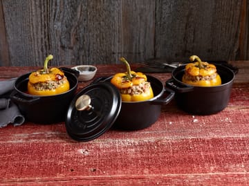 Staub La Cocotte rund gryde støbejern 0,8 L - Sort - STAUB