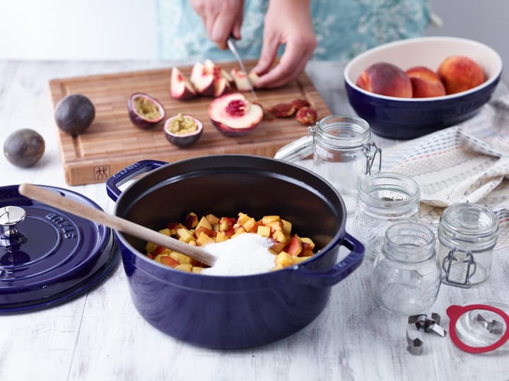 Staub La Cocotte rund gryde støbejern 2,6 L, Mørkeblå STAUB