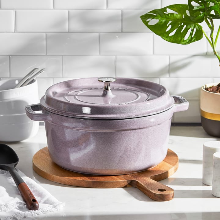 Staub La Cocotte rund gryde støbejern 5,2 L, Cherry Blossom STAUB