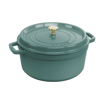 Staub La Cocotte rund gryde støbejern 5,2 L - Eukalyptus - STAUB